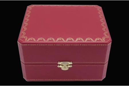 Cartier - High Quality Red Watch Box Set With Full Set of Pamphlet, Card, CD and Tag