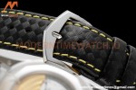 Patek Philippe - Calatrava 40mm 6007G SS/LE Blk/Yelw PPF MY9015 Mod