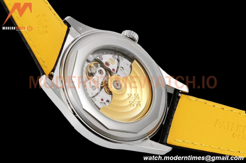 Patek Philippe - Calatrava 40mm 6007G SS/LE Blk/Yelw PPF MY9015 Mod