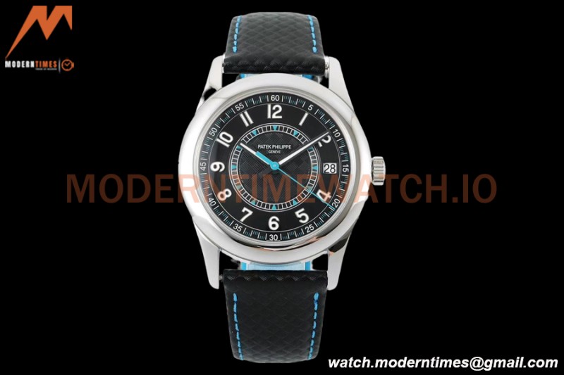 Patek Philippe - Calatrava 40mm 6007G SS/LE Blk/Blu PPF MY9015 Mod