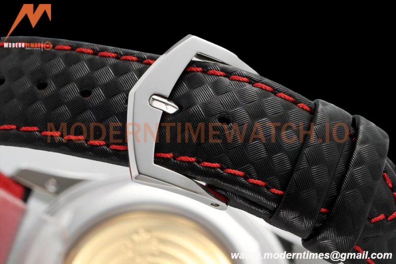 Patek Philippe - Calatrava 40mm 6007G SS/LE Blk/Red PPF MY9015 Mod
