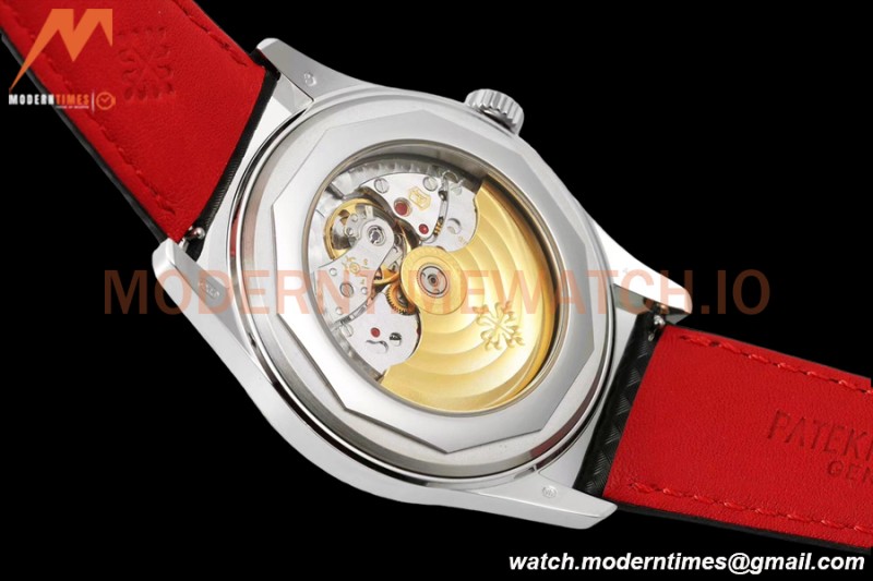 Patek Philippe - Calatrava 40mm 6007G SS/LE Blk/Red PPF MY9015 Mod