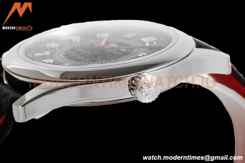 Patek Philippe - Calatrava 40mm 6007G SS/LE Blk/Red PPF MY9015 Mod