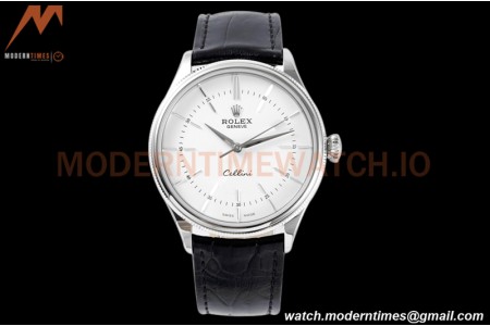 Rolex - Cellini Time 50509 39mm SS/LE White Stick KZF Asia 3132