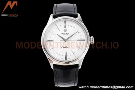 Rolex - Cellini Time 50509 39mm SS/LE White RMN KZF Asia 3132
