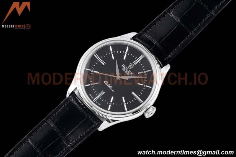 Rolex - Cellini Time 50509 39mm SS/LE Black RMN KZF Asia 3132