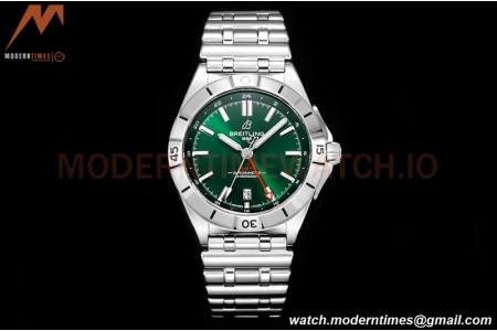 Breitling - Chronomat Automatic GMT 40mm SS/SS Green BLSF A2836