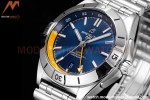 Breitling - Chronomat Automatic GMT 40mm SS/SS Blue/Yelw BLSF A2836