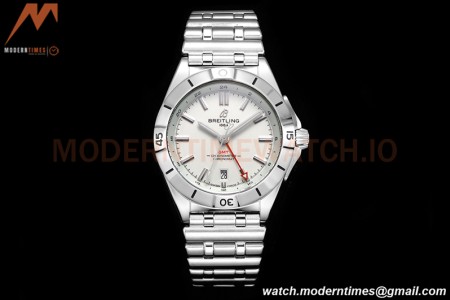 Breitling - Chronomat Automatic GMT 40mm SS/SS White BLSF A2836