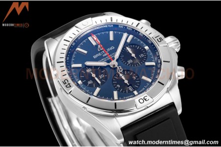 Breitling - Chronomat B01 42mm Chronograph SS/RU Blue BLSF 7750 Mod