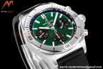 Breitling - Chronomat B01 42mm Chronograph SS/RU Green BLSF 7750 Mod