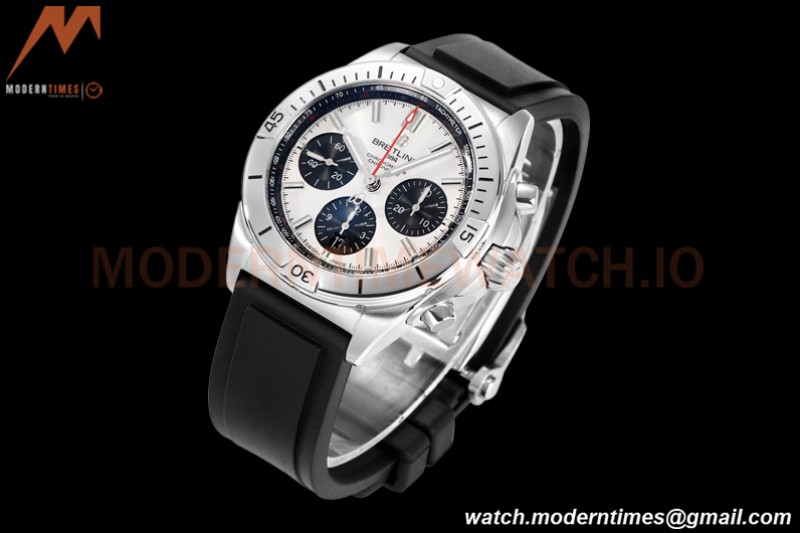 Breitling - Chronomat B01 42mm Chronograph SS/RU Silver BLSF 7750 Mod
