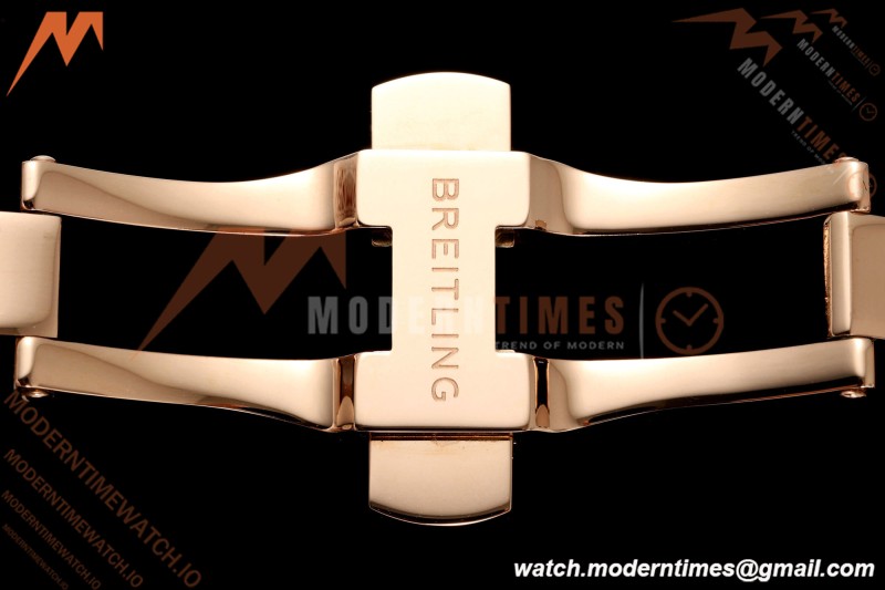 Breitling - Super Chronomat B01 44mm RG/RG Brown Dial TF A7750 Mod