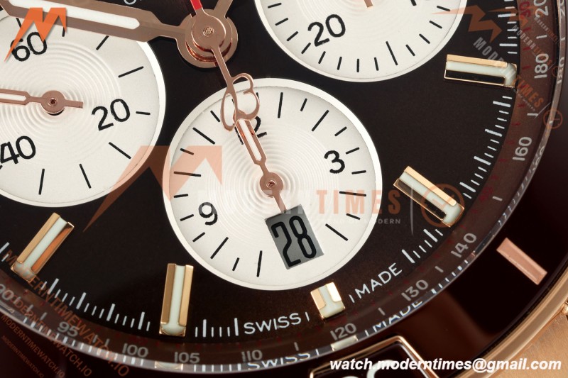 Breitling - Super Chronomat B01 44mm RG/RG Brown Dial TF A7750 Mod