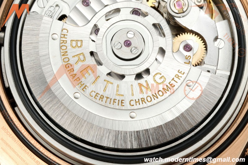 Breitling - Super Chronomat B01 44mm RG/RG Blue Dial TF A7750 Mod