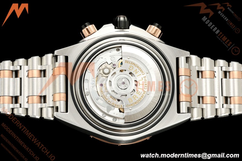 Breitling - Super Chronomat B01 44mm SS/RG Black Dial TF A7750 Mod