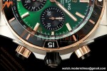 Breitling - Super Chronomat B01 44mm SS/RG Green Dial TF A7750 Mod