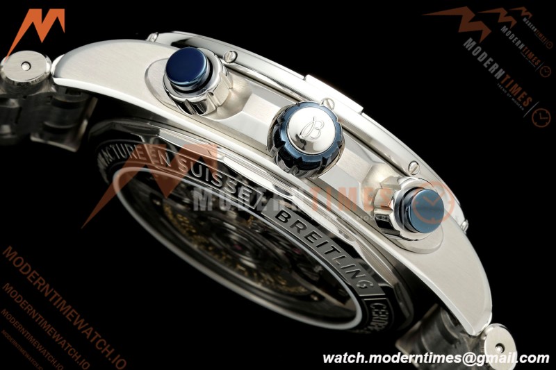 Breitling - Super Chronomat B01 44mm SS/SS Blue Dial TF A7750 Mod
