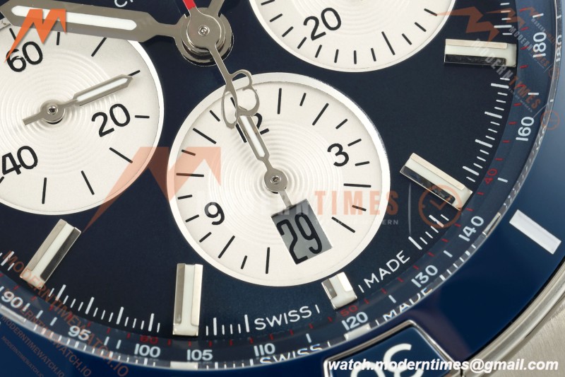 Breitling - Super Chronomat B01 44mm SS/SS Blue Dial TF A7750 Mod
