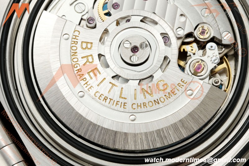 Breitling - Super Chronomat B01 44mm SS/SS Yellow Dial TF A7750 Mod | 브라이틀링 - 슈퍼 크로노맷 B01 44mm SS/SS 옐로우 다이얼 TF A7750 모드