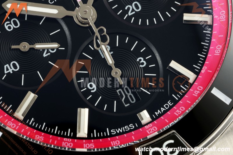 Breitling - Super Chronomat B01 Year of The Dragon 44mm SS/SS Blk/Purp Dial TF A7750 Mod