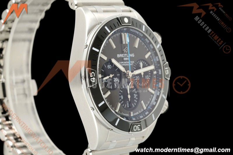 Breitling - Super Chronomat B01 44mm SS/SS Grey Dial TF A7750 Mod