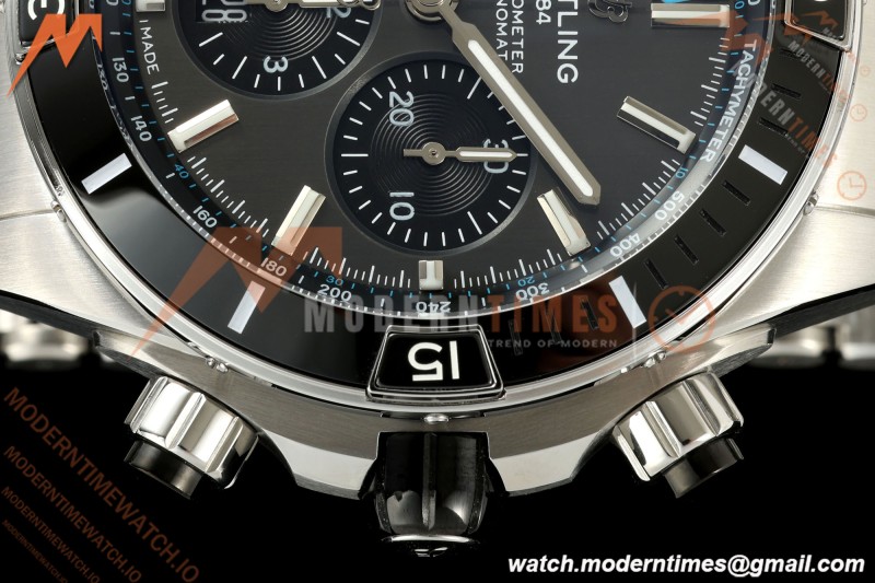 Breitling - Super Chronomat B01 44mm SS/SS Grey Dial TF A7750 Mod