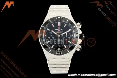 Breitling - Super Chronomat B01 44mm SS/SS Black Dial TF A7750 Mod