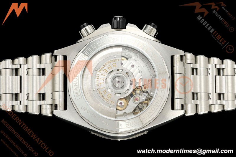Breitling - Super Chronomat B01 44mm SS/SS Black Dial TF A7750 Mod