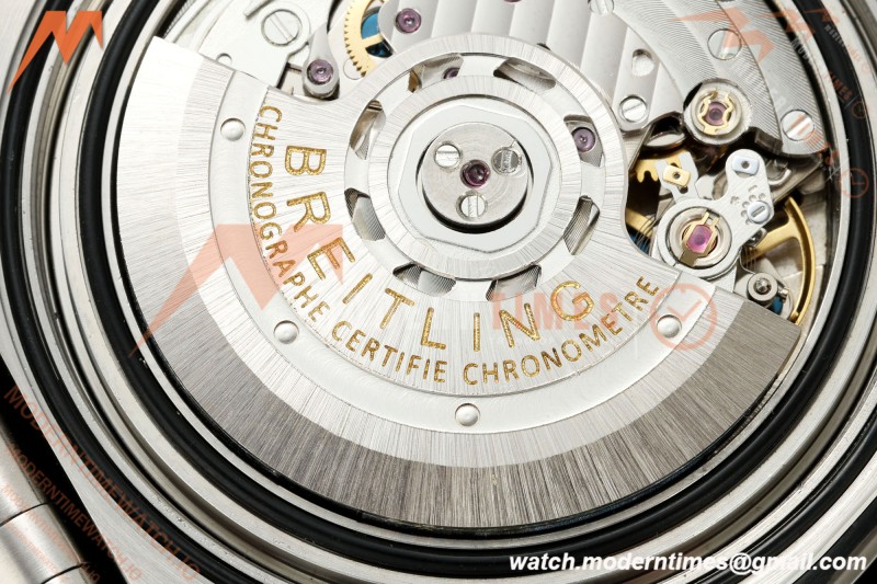 Breitling - Super Chronomat B01 44mm SS/SS Black Dial TF A7750 Mod