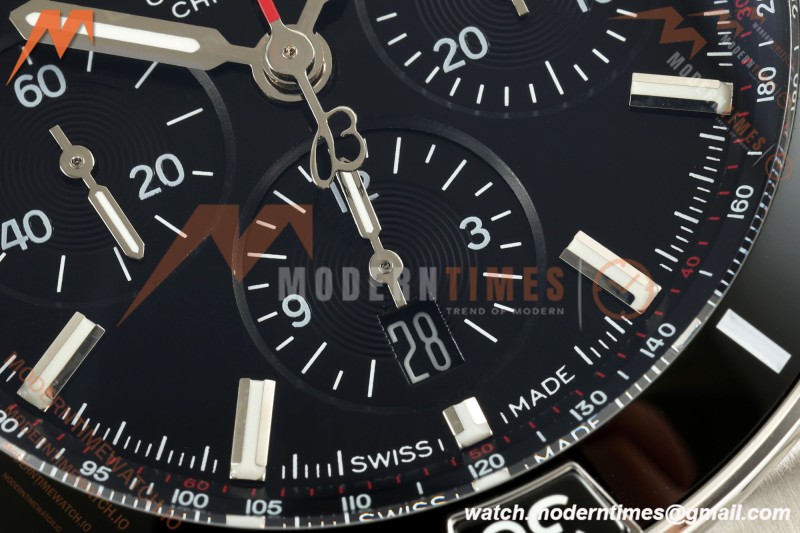 Breitling - Super Chronomat B01 44mm SS/SS Black Dial TF A7750 Mod