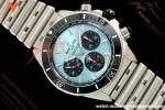 Breitling - Super Chronomat B01 44mm SS/SS Ice Blue Dial TF A7750 Mod
