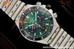 Breitling - Super Chronomat B01 44mm SS/SS Ice Green Dial TF A7750 Mod