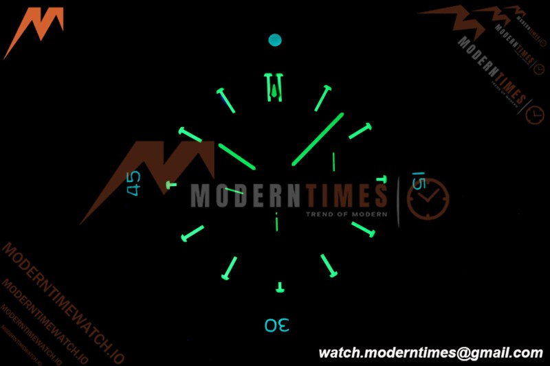 Breitling - Super Chronomat B01 44mm SS/SS Ice Green Dial TF A7750 Mod