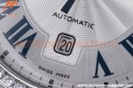 Cartier - Cle De Cartier 31mm Diamond SS/LE White/Rmn RXWF Swiss Eta2671