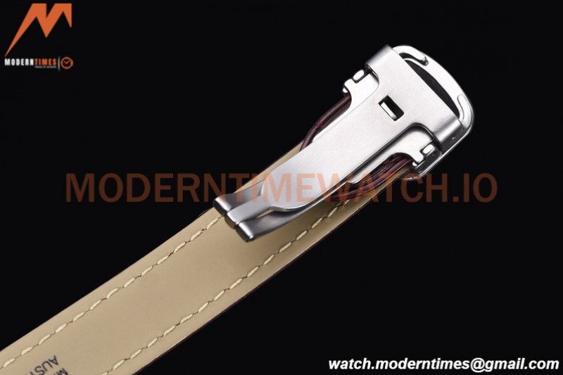 Cartier - Cle De Cartier 31mm SS/LE White/Rmn Red Strap RXWF Swiss Eta2671