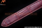 Cartier - Cle De Cartier 31mm SS/LE White/Rmn Red Strap RXWF Swiss Eta2671