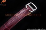 Cartier - Cle De Cartier 31mm SS/LE White/Rmn Red Strap RXWF Swiss Eta2671