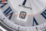 Cartier - Cle De Cartier 31mm SS/LE White/Rmn Red Strap RXWF Swiss Eta2671