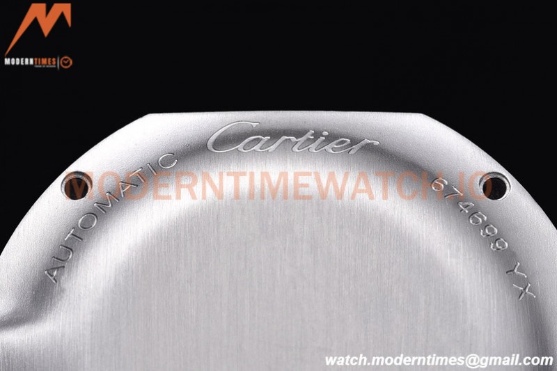 Cartier - Cle De Cartier 31mm Diamond SS/LE White/Rmn Red Strap RXWF Swiss Eta2671