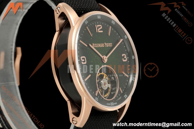Audemars Piguet - Code 11.59 26396NR 41mm RG/NY Smoked Green Dial APPF Tourb