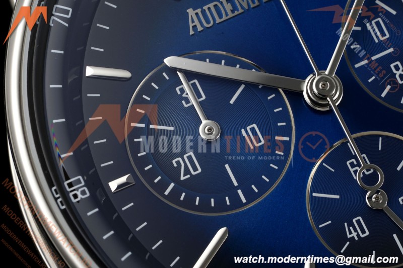 Audemars Piguet - Code 11.59 Chrono 26393BC 41mm SS/NY Smoked Blue Dial APSF SA4401