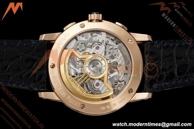 Audemars Piguet - Code 11.59 Chrono 26393OR 41mm RG/LE Blue Dial APSF SA4401
