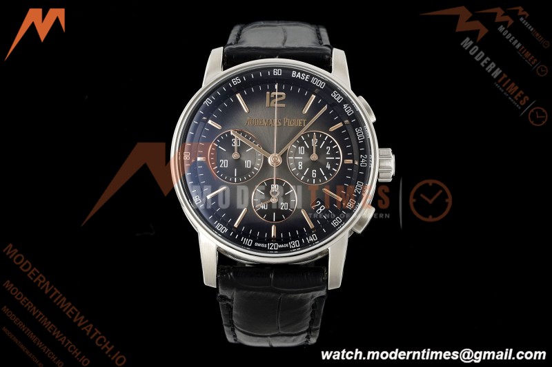 Audemars Piguet - Code 11.59 Chrono 26393CR 41mm SS/LE Smoked Gray Dial APSF SA4401 | 오데마 피게 - 코드 11.59 크로노그래프 26393CR 41mm 스테인리스 스틸/가죽 스트랩 스모크 그레이 다이얼 APSF SA4401