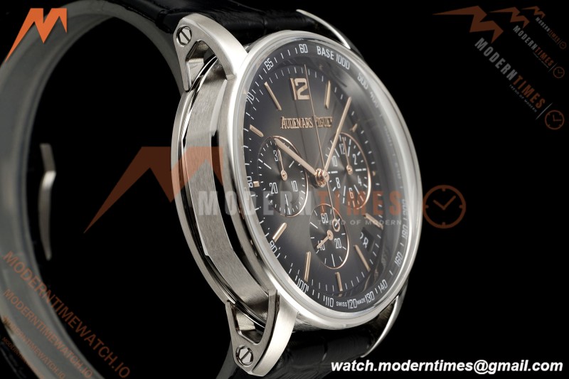 Audemars Piguet - Code 11.59 Chrono 26393CR 41mm SS/LE Smoked Gray Dial APSF SA4401 | 오데마 피게 - 코드 11.59 크로노그래프 26393CR 41mm 스테인리스 스틸/가죽 스트랩 스모크 그레이 다이얼 APSF SA4401