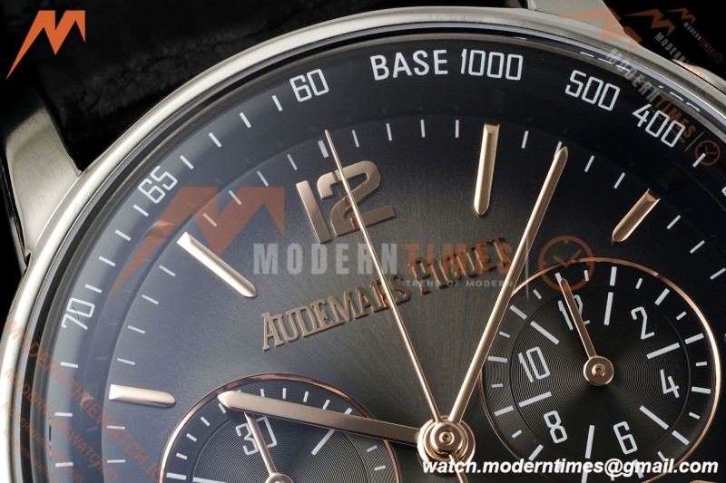 Audemars Piguet - Code 11.59 Chrono 26393CR 41mm SS/LE Smoked Gray Dial APSF SA4401 | 오데마 피게 - 코드 11.59 크로노그래프 26393CR 41mm 스테인리스 스틸/가죽 스트랩 스모크 그레이 다이얼 APSF SA4401