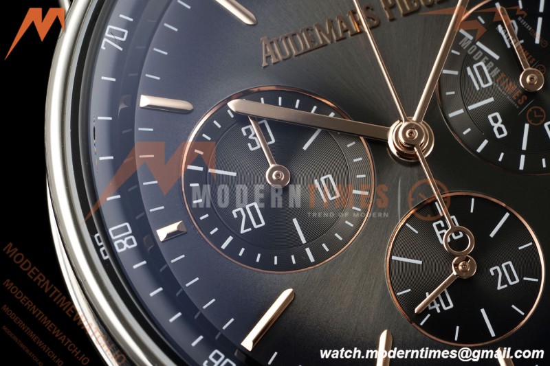 Audemars Piguet - Code 11.59 Chrono 26393CR 41mm SS/LE Smoked Gray Dial APSF SA4401 | 오데마 피게 - 코드 11.59 크로노그래프 26393CR 41mm 스테인리스 스틸/가죽 스트랩 스모크 그레이 다이얼 APSF SA4401