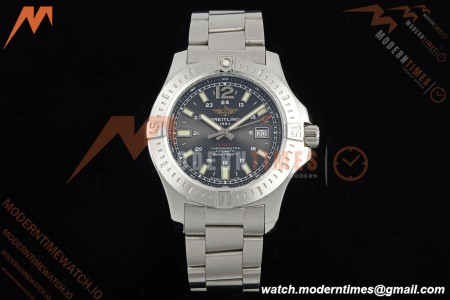 Breitling - Colt Automatic 44mm SS/SS Blk/Stk TF V2 A2824 | 브라이틀링 - 콜트 오토매틱 44mm SS/SS 블랙/스틸 TF V2 A2824