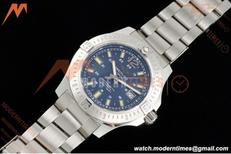 Breitling - Colt Automatic 44mm SS/SS Blue/Stk TF V2 A2824