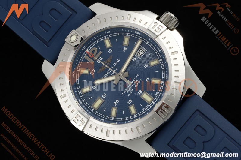 Breitling - Colt Automatic 44mm SS/RU Blue/Stk TF V2 A2824